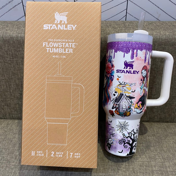 Yalvion™ Sally x Jack Skellington 40oz Tumbler