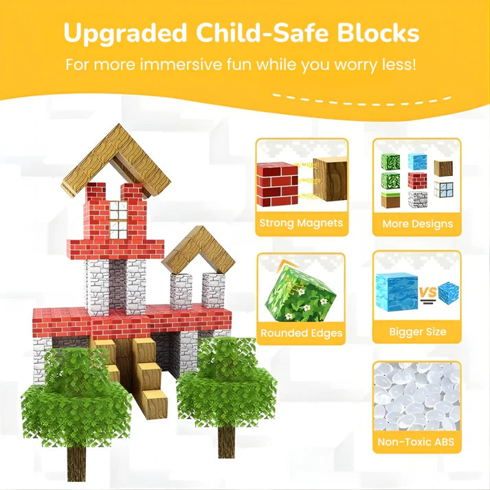 Yalvion MagneBlox™ STEM Learning Magnetic Building Blocks
