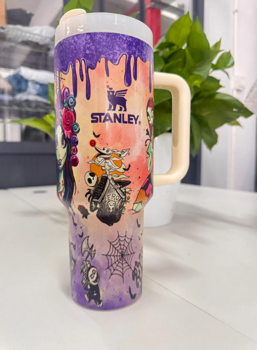 Yalvion™ Sally x Jack Skellington 40oz Tumbler